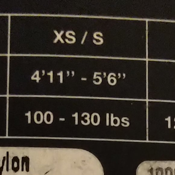 Small black tight INC International Concepts $14.99 xs/s 5'4" -5'6" Nwt USA made - Picture 8 of 8